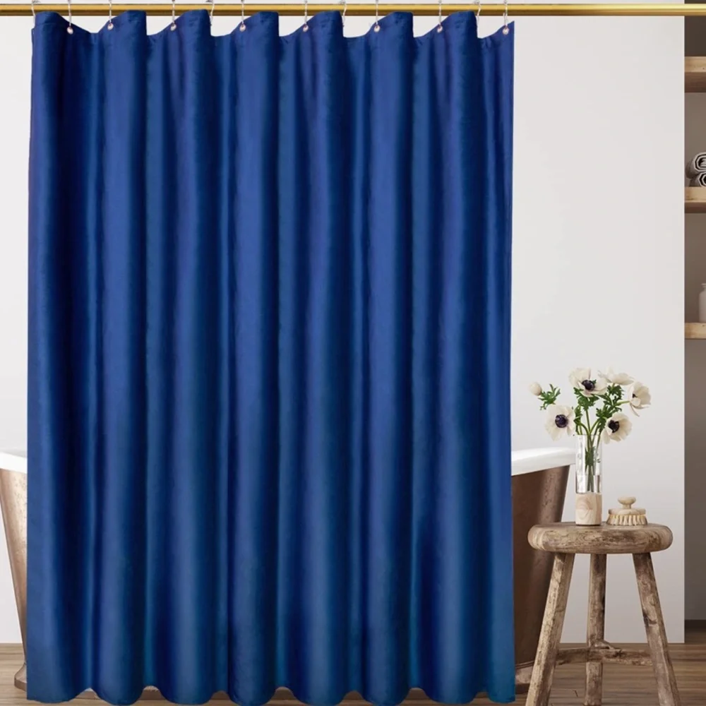 NWOT Blue velvet shower curtain